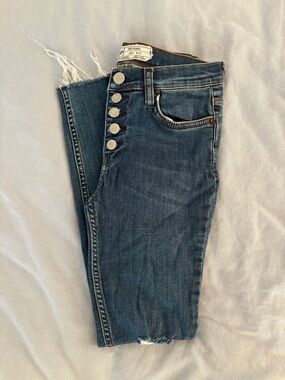 Free People Distressed Skinny Jeans